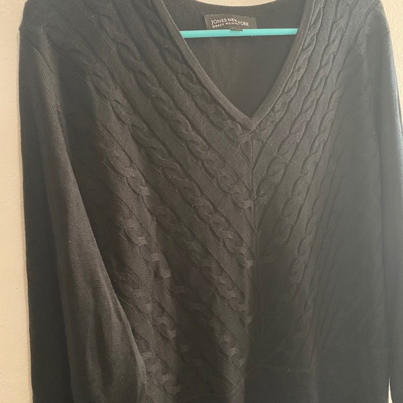 NWT Jones New York Black Sweater Dress - Plus Size 3X - Picture 4 of 5